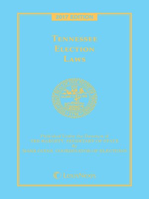 cover image of Tennessee Election Laws